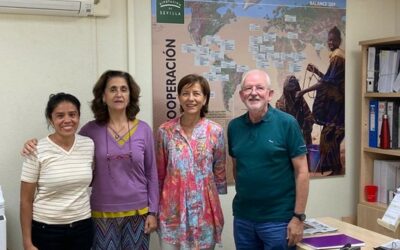 Visita de la técnico de cooperación de ADIC a la Diputación de Sevilla