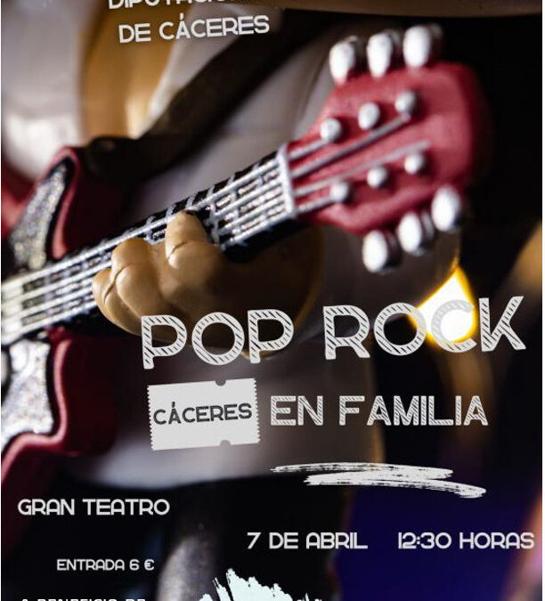Concierto ‘Rock en Familia’ de la Banda Sinfónica de la Diputación Provincial de Cáceres a beneficio de Fundación Esperanza